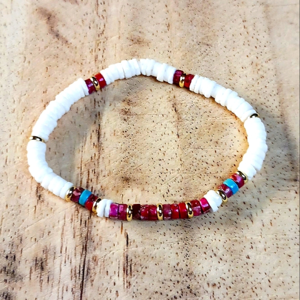 Genuine Red Emperor stone bracelet